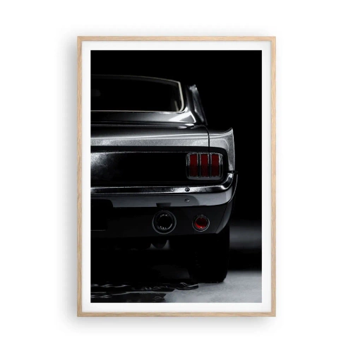 Poster în ramă de stejar deschis - Farmecul clasicului - 70x100 cm