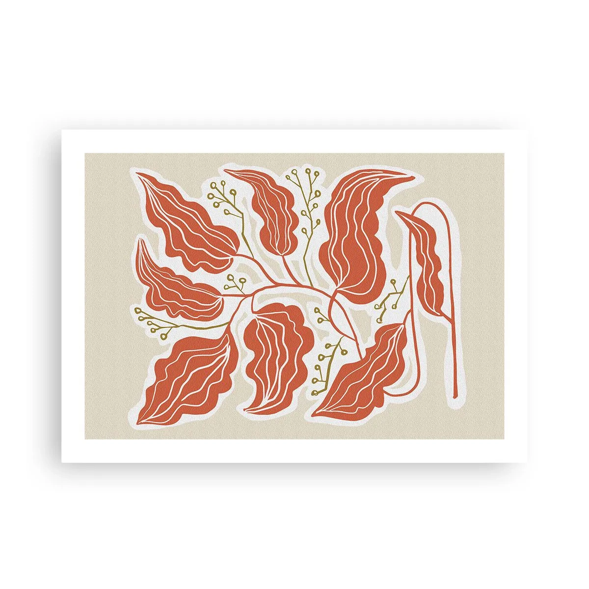Poster - Folk și coral - 70x50 cm