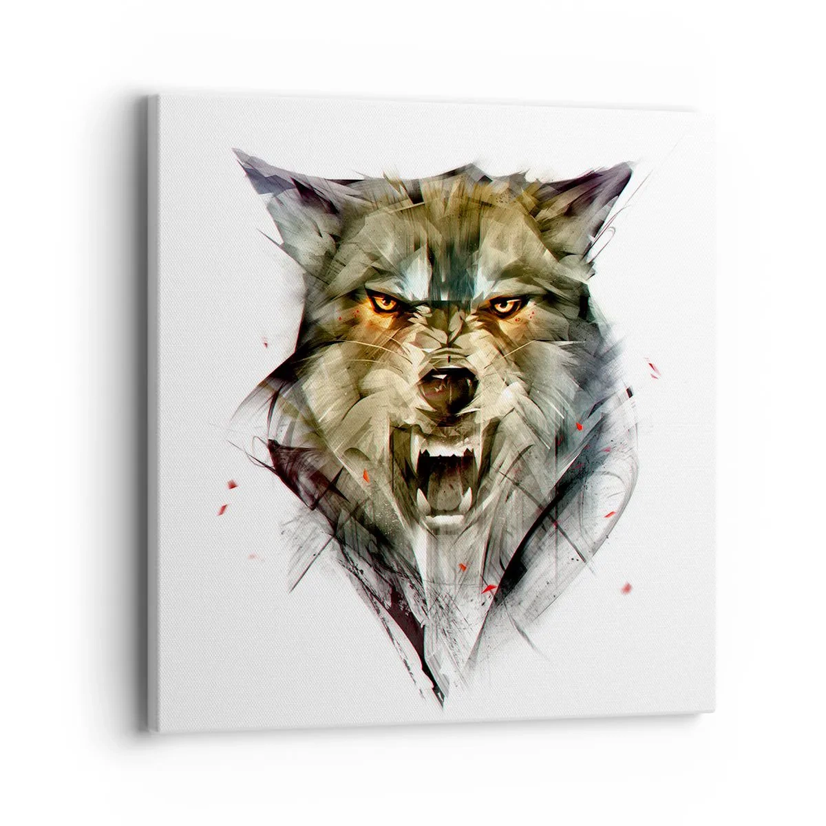 Tablou pe pânză - Nici un pas! - 40x40 cm