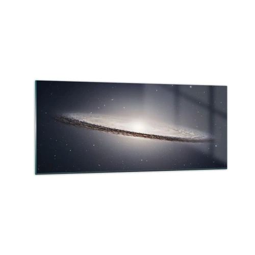 Tablou pe sticlă - Cu mult timp în urmă, într-o galaxie foarte, foarte îndepărtată... - 120x50 cm