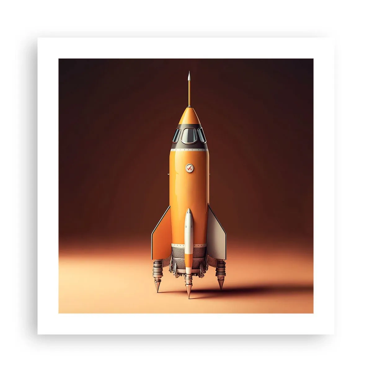 Poster - Totul începe cu un vis - 50x50 cm