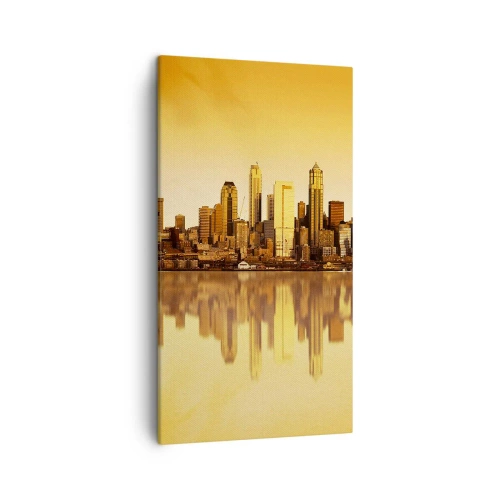 Tablou pe pânză - Liniștea metropolei - 45x80 cm