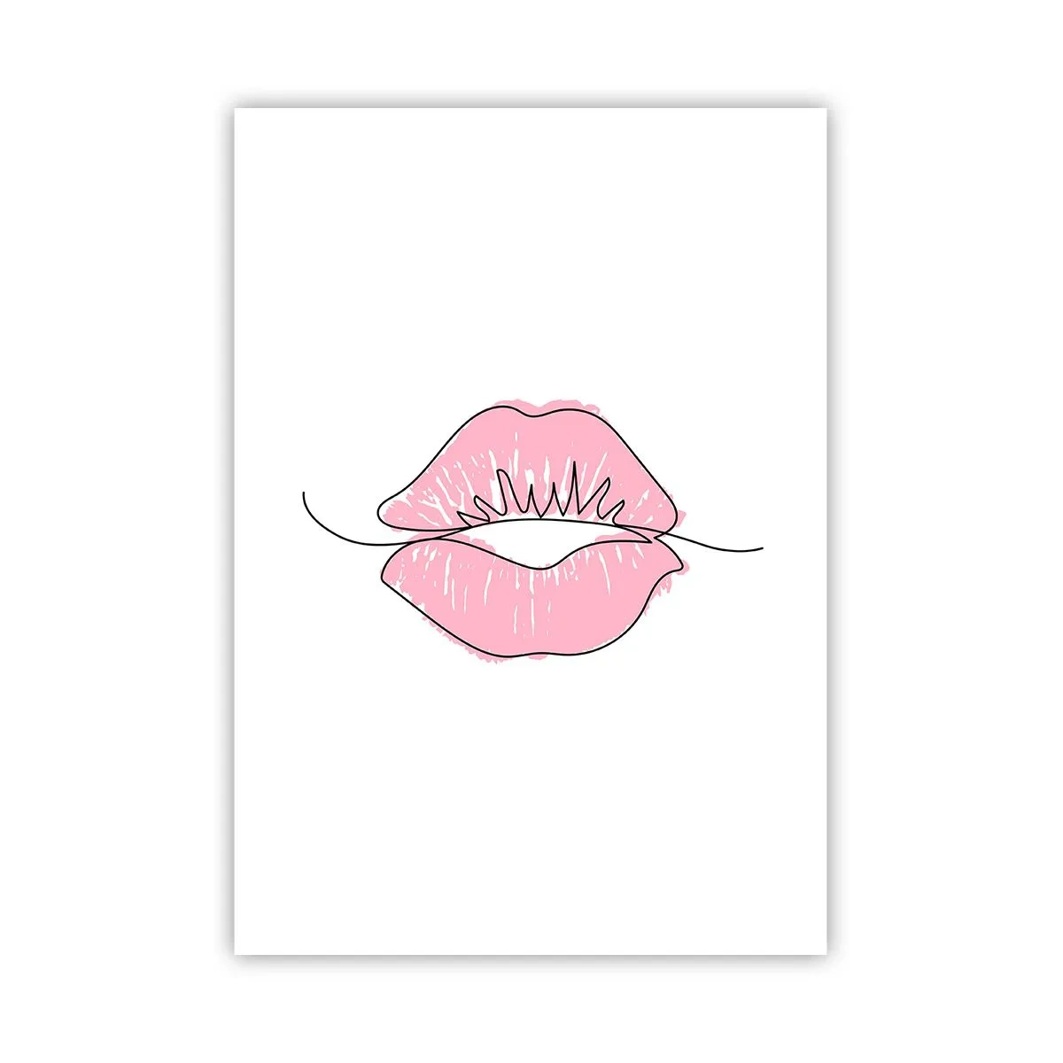 Poster - Vrei un sărut? - 70x100 cm