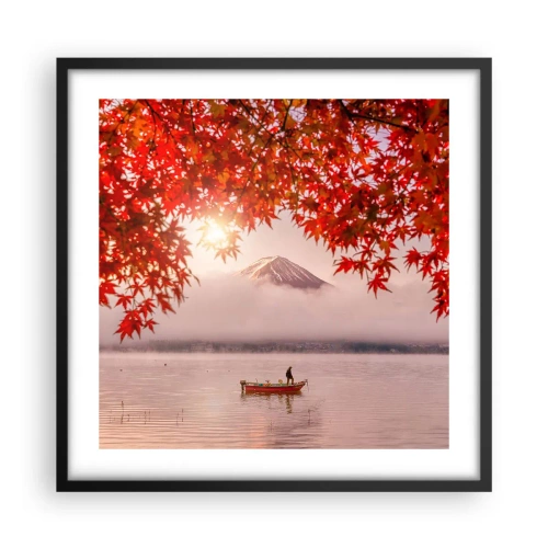 Poster în ramă neagră - În stil japonez - 50x50 cm