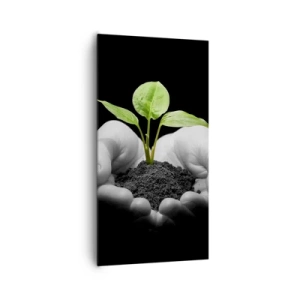 Tablou pe pânză - Iubesc natura, o protejez - 65x120 cm