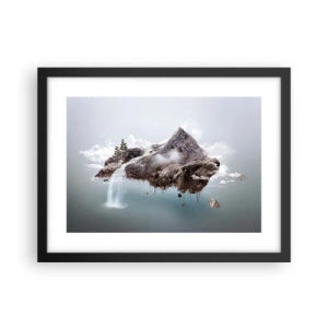 Poster în ramă neagră - Prin ochii unui suprarealist - 40x30 cm