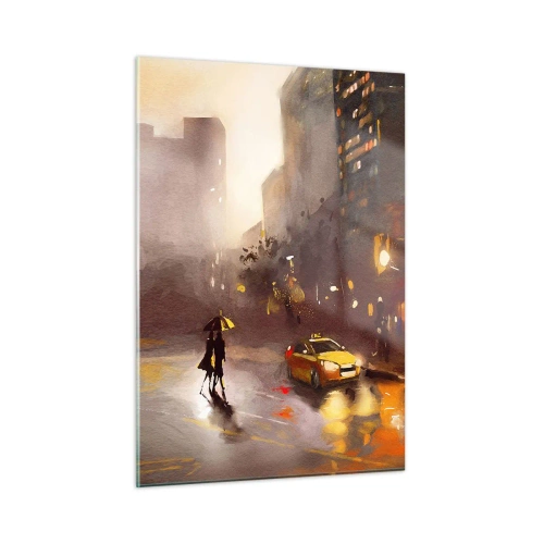 Tablou pe sticlă - În luminile New York-ului - 50x70 cm