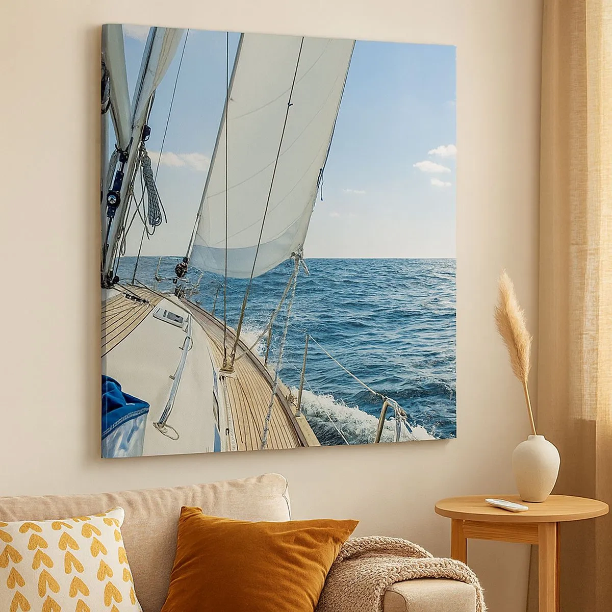 Tablou pe pânză - Ahoy aventura - 30x30 cm