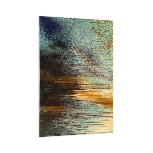 Tablou pe sticlă - O compoziție cromatică neaccidentală - 80x120 cm