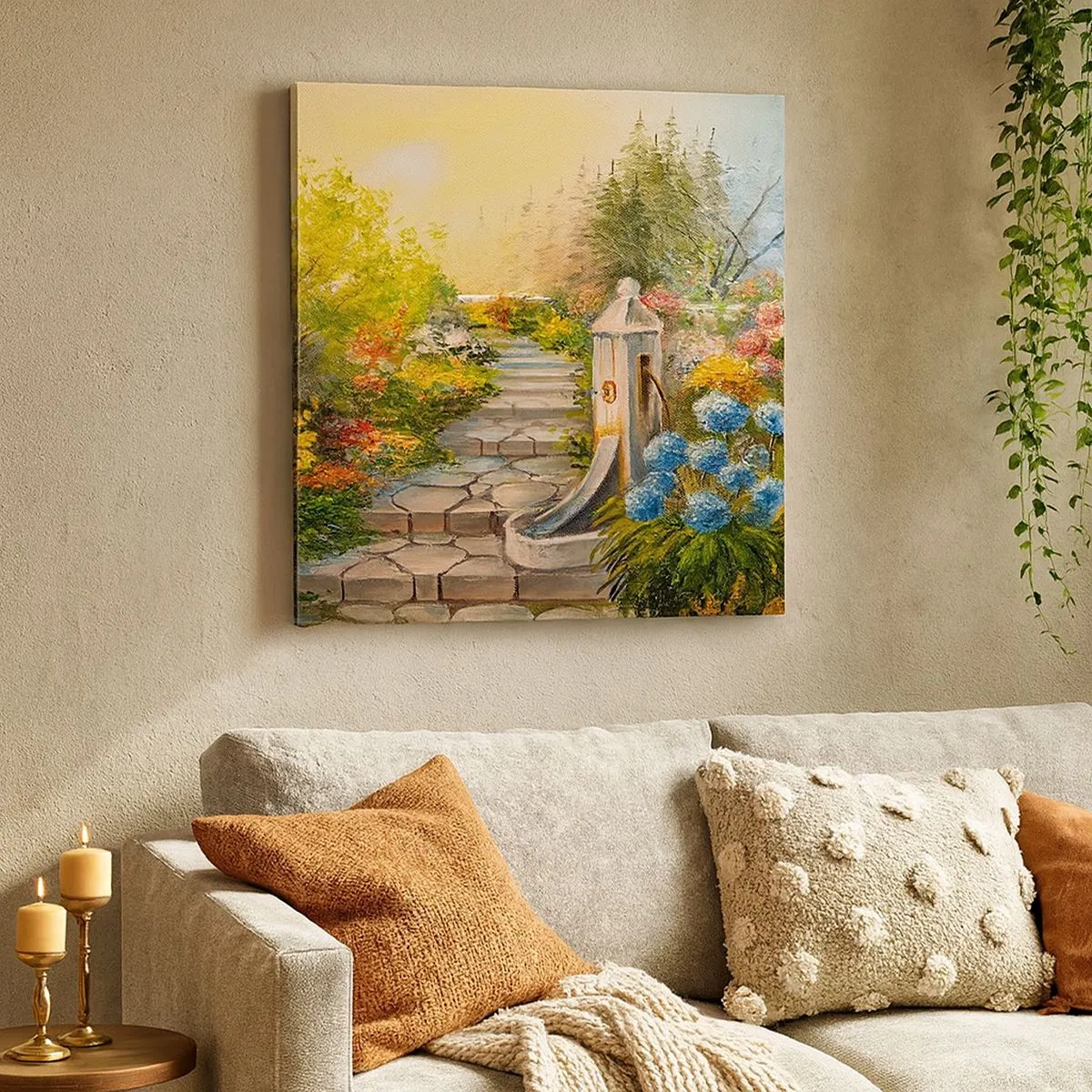 Tablou pe pânză - În plină înflorire - 30x30 cm