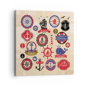 Tablou pe pânză - Frăția navigării - 70x70 cm