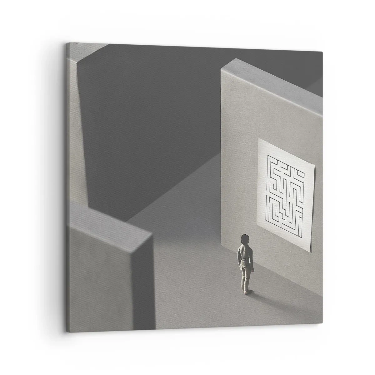 Tablou pe pânză - Dar unde sunt? - 50x50 cm