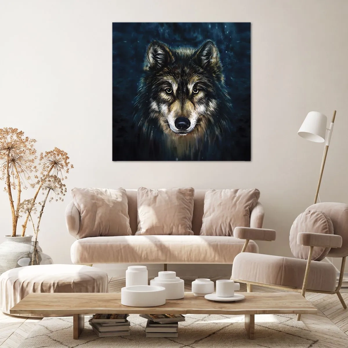 Tablou pe pânză - Alfa? Și omega - 40x40 cm