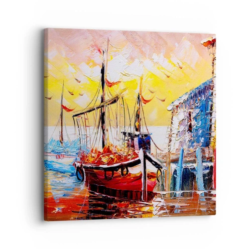 Tablou pe pânză - Întoarcere fericită - 30x30 cm
