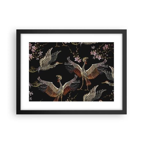 Poster în ramă neagră - Pasăre de basm - 40x30 cm