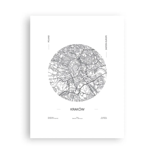 Poster - Anatomia Cracoviei - 30x40 cm