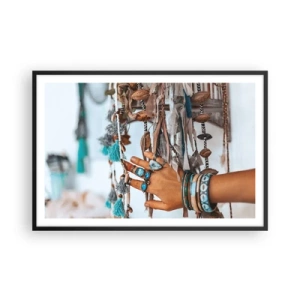 Poster în ramă neagră - Comori locale - 91x61 cm