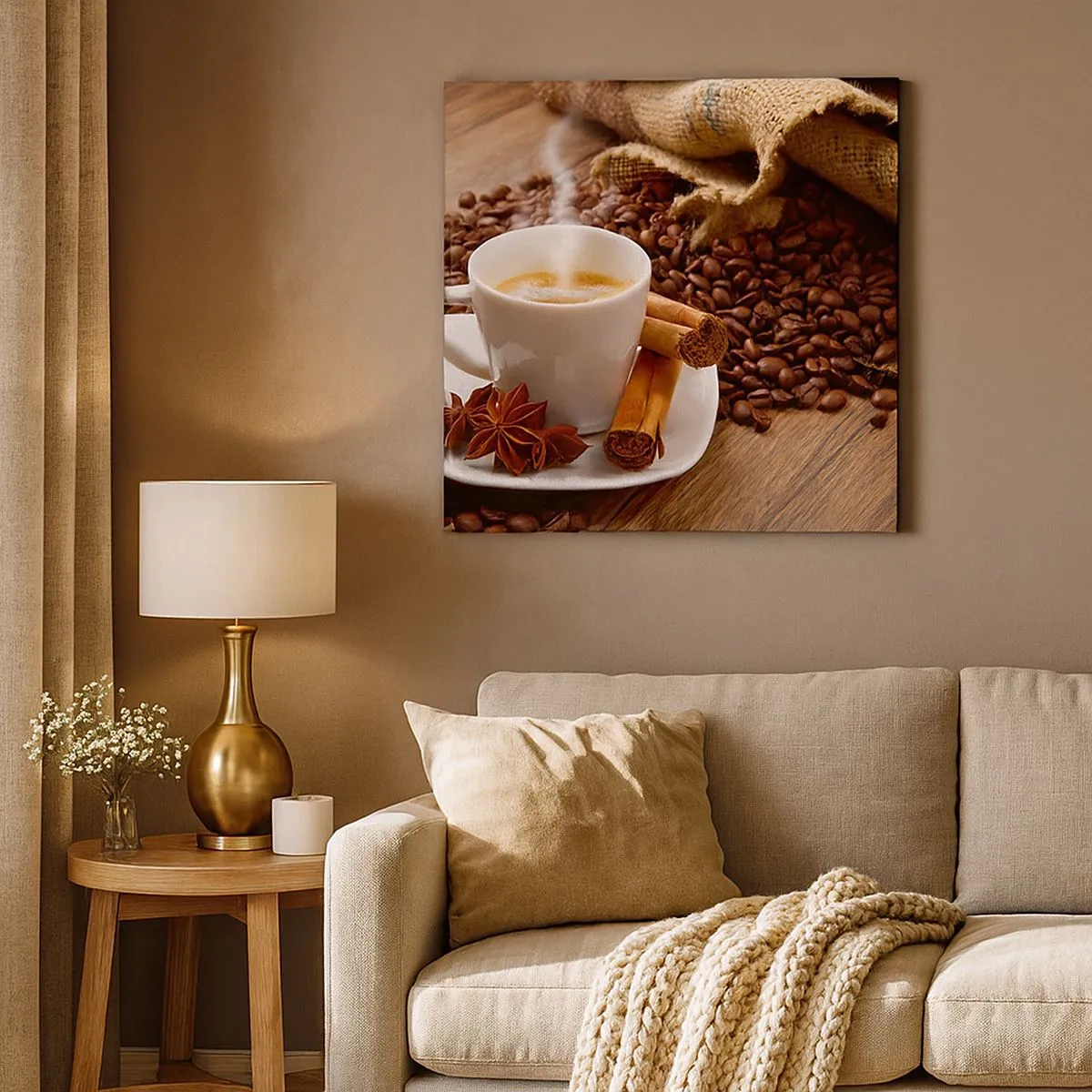 Tablou pe pânză - Gust și aromă de mirodenii - 30x30 cm