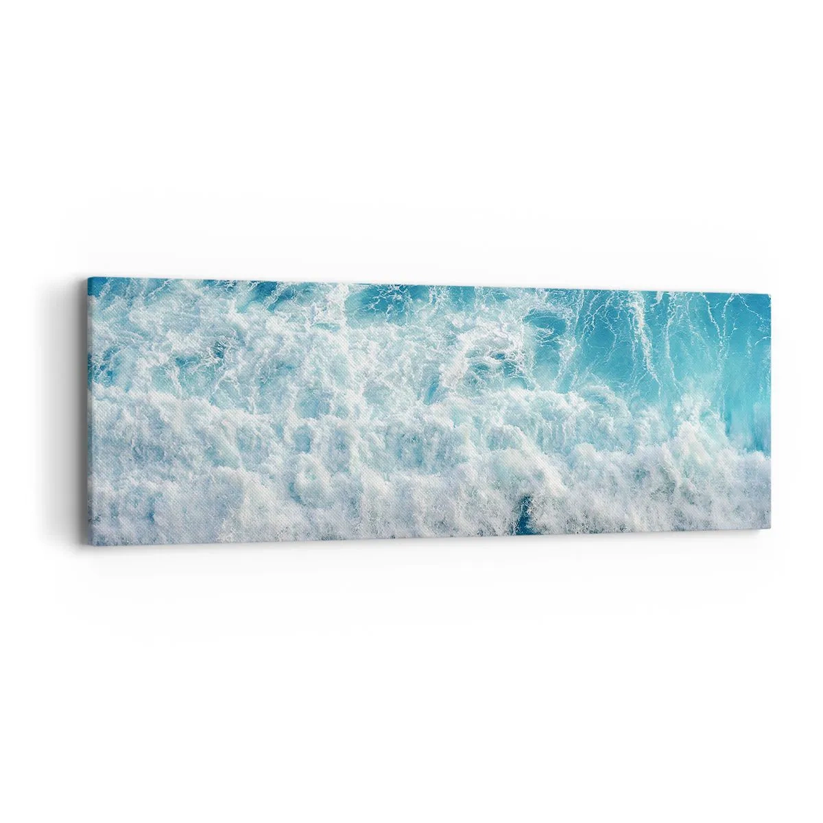 Tablou pe pânză - Cu bucurie și în salturi - 90x30 cm