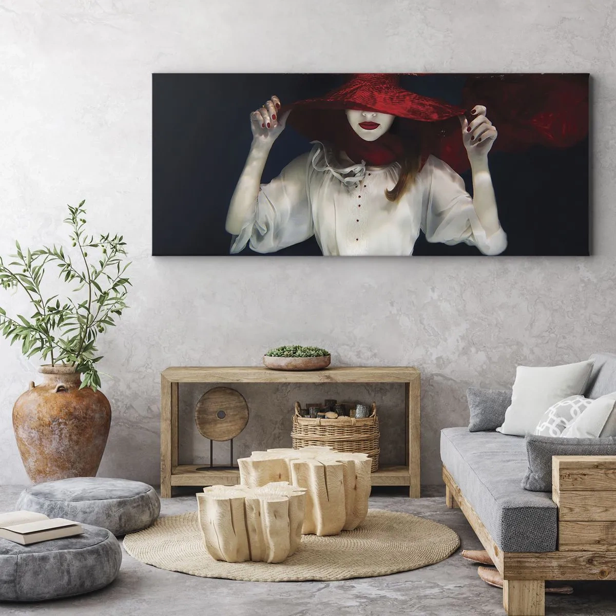 Tablou pe pânză - Frumoasa fantomă - 100x40 cm