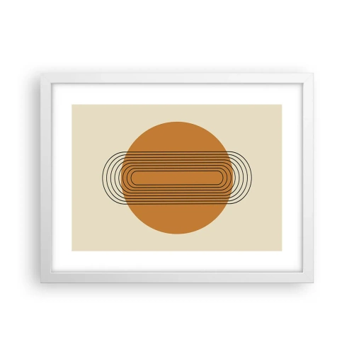 Poster în ramă albă - Planul perfect - 40x30 cm