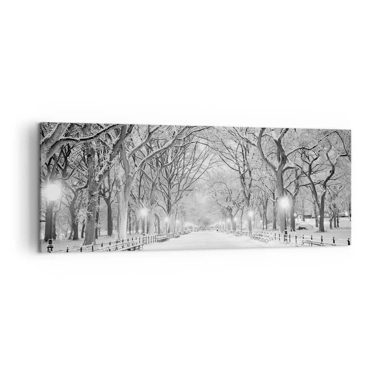 Tablou pe pânză - Cele patru anotimpuri – iarna - 140x50 cm