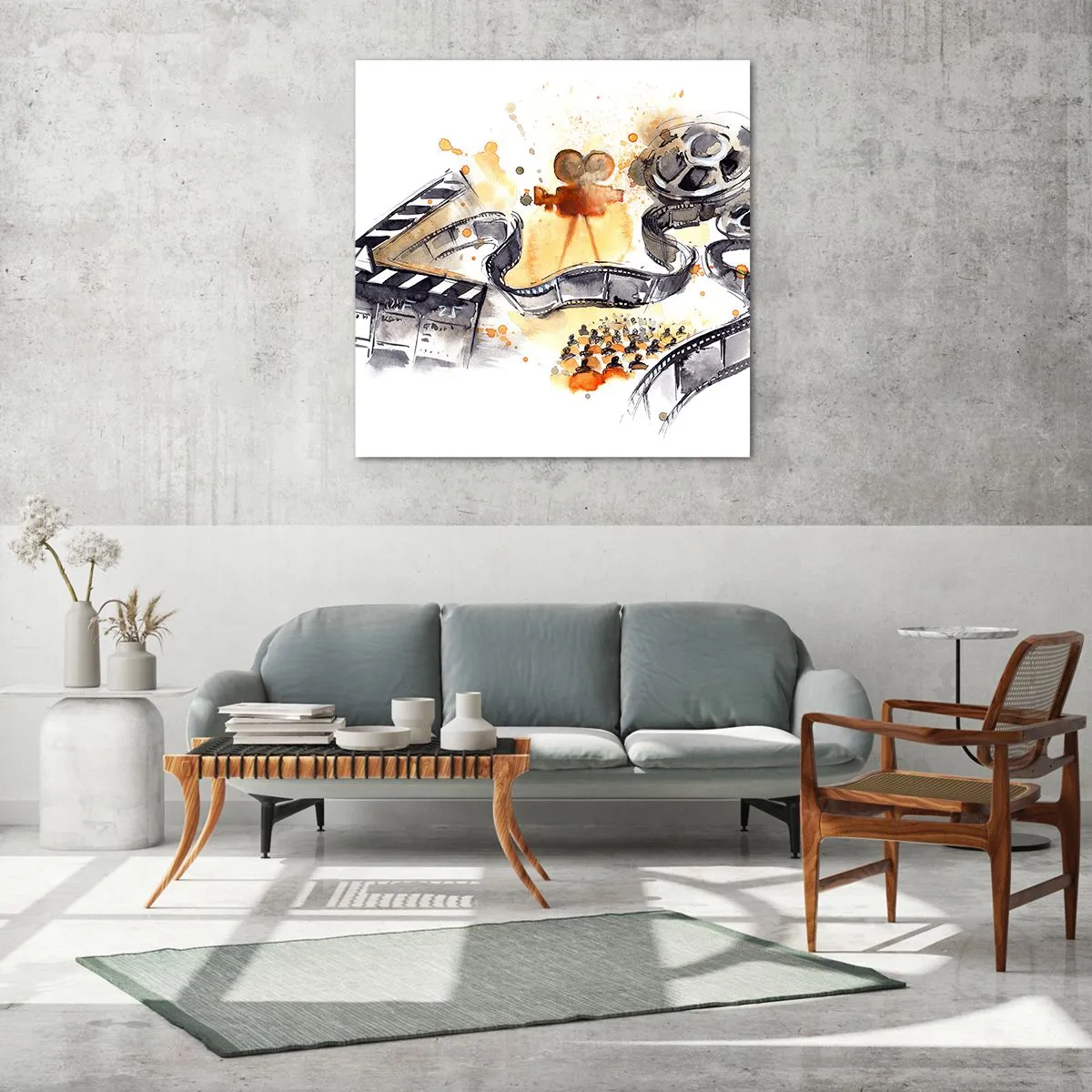 Tablou pe sticlă - În țara viselor - 30x30 cm