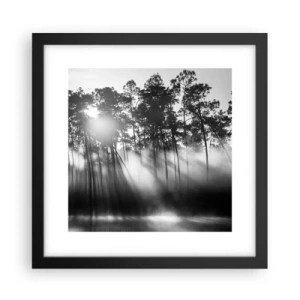 Poster în ramă neagră - Soare de neoprit - 30x30 cm