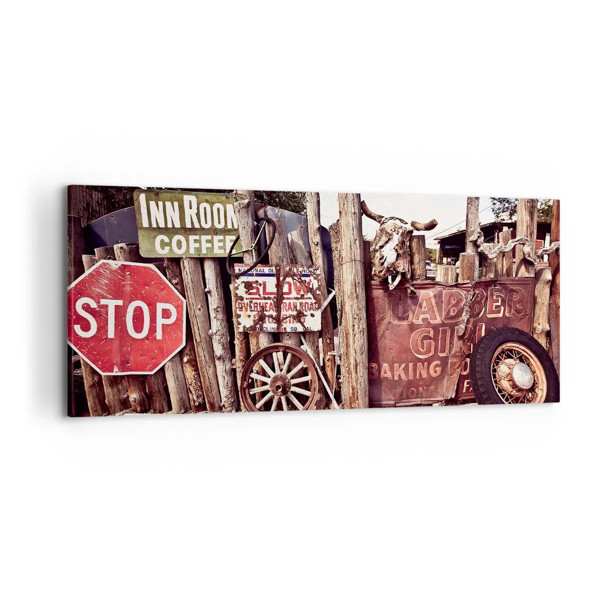 Tablou pe pânză - Iar timpul s-a oprit - 120x50 cm