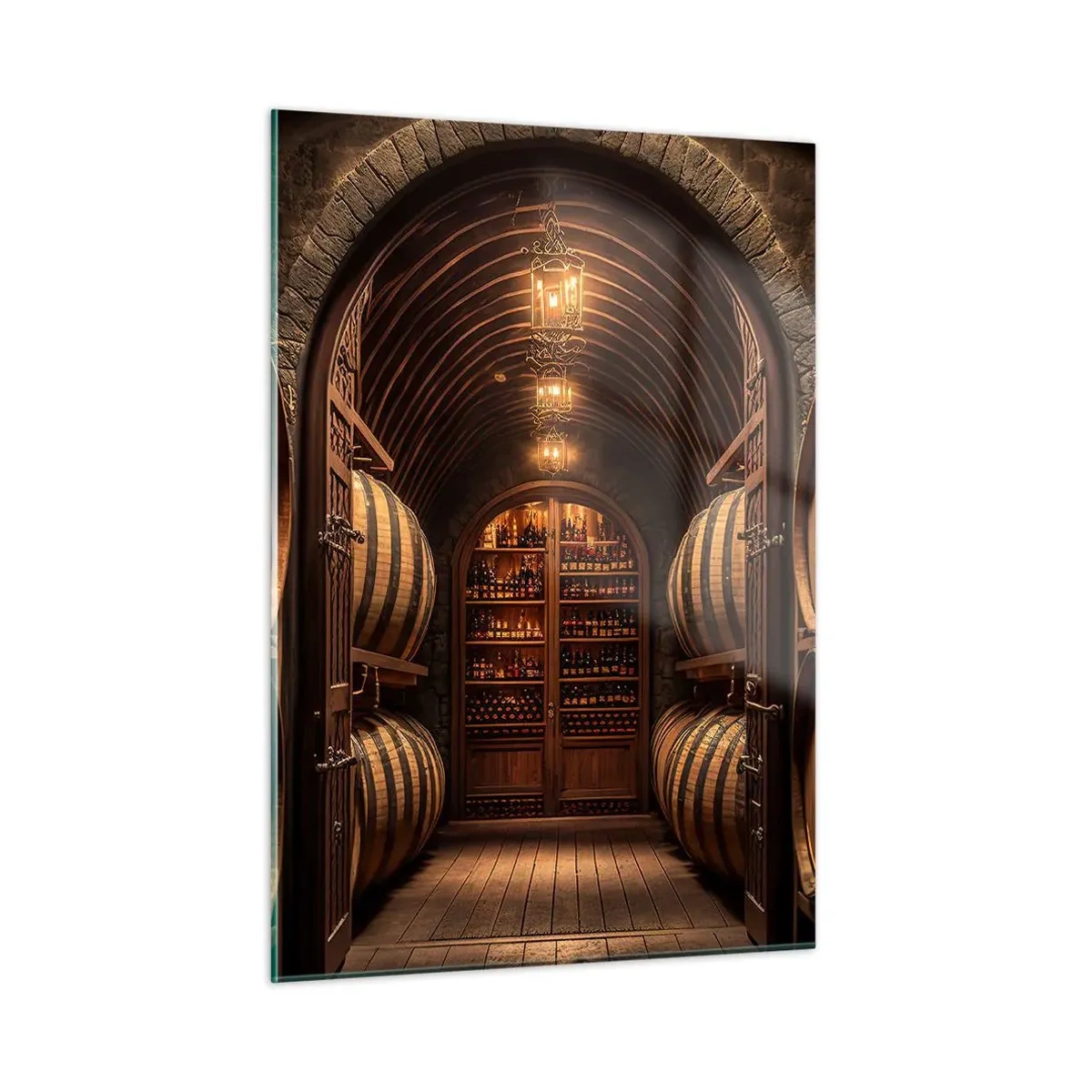 Tablou pe sticlă - Beciul cu atmosferă - 50x70 cm