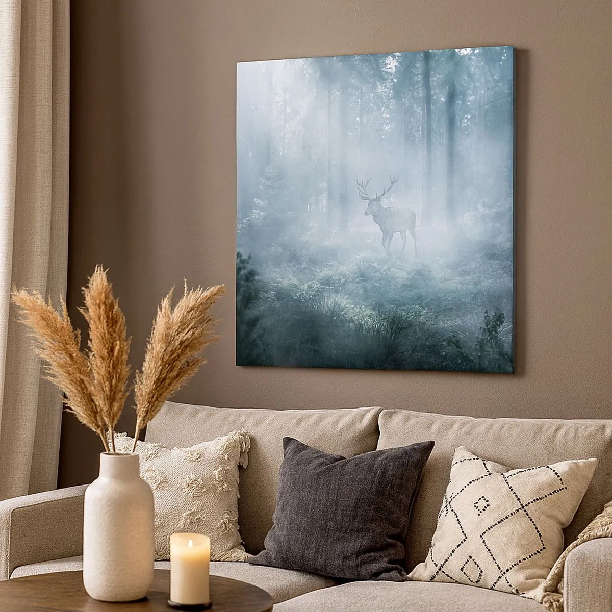 Tablou pe pânză - Plimbarea de dimineață prin regat - 30x30 cm