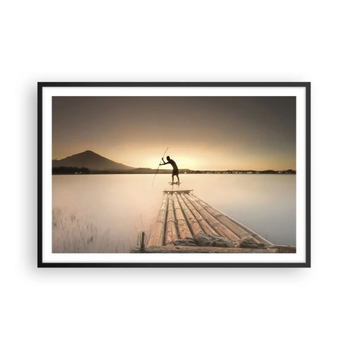 Poster în ramă neagră - Înainte de odihnă - 91x61 cm