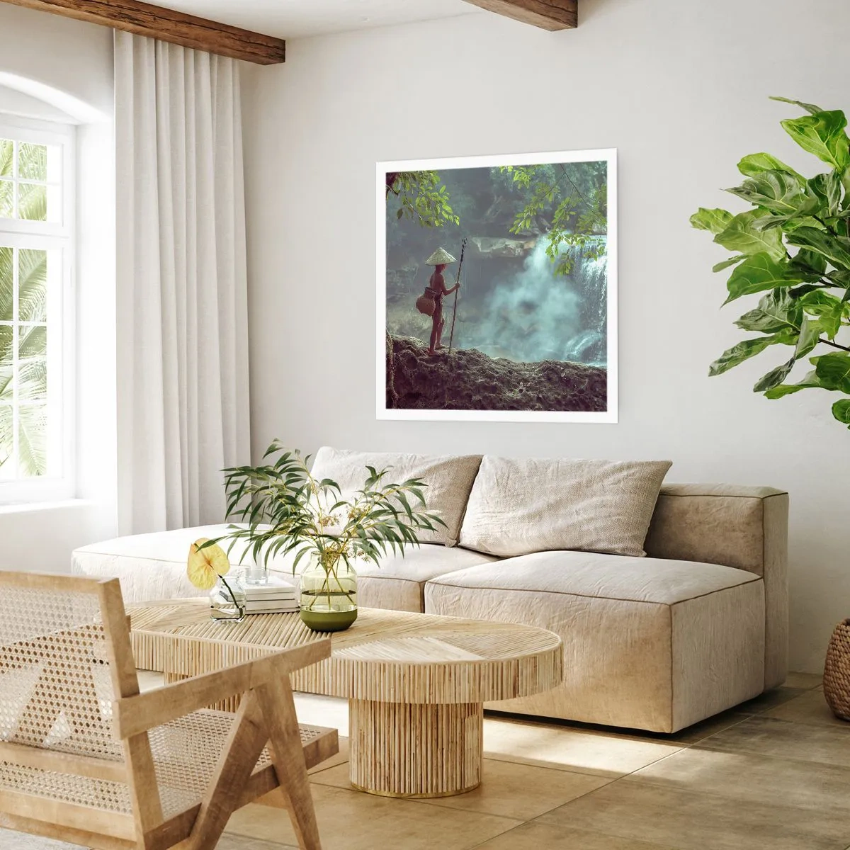 Poster - Prietenul naturii - 60x60 cm