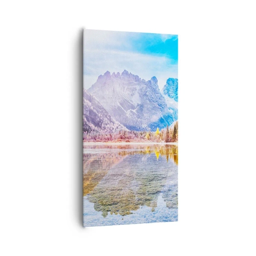 Tablou pe pânză - Iar în munți începe toamna - 65x120 cm