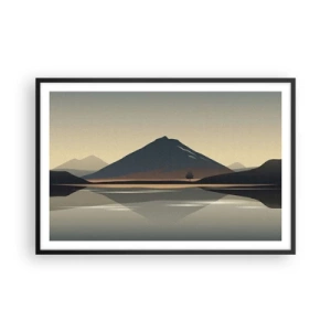 Poster în ramă neagră - În oglindă - 91x61 cm