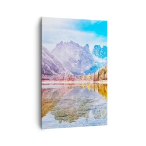 Tablou pe pânză - Iar în munți începe toamna - 80x120 cm