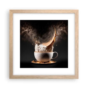 Poster în ramă de stejar deschis - O explozie de arome - 30x30 cm