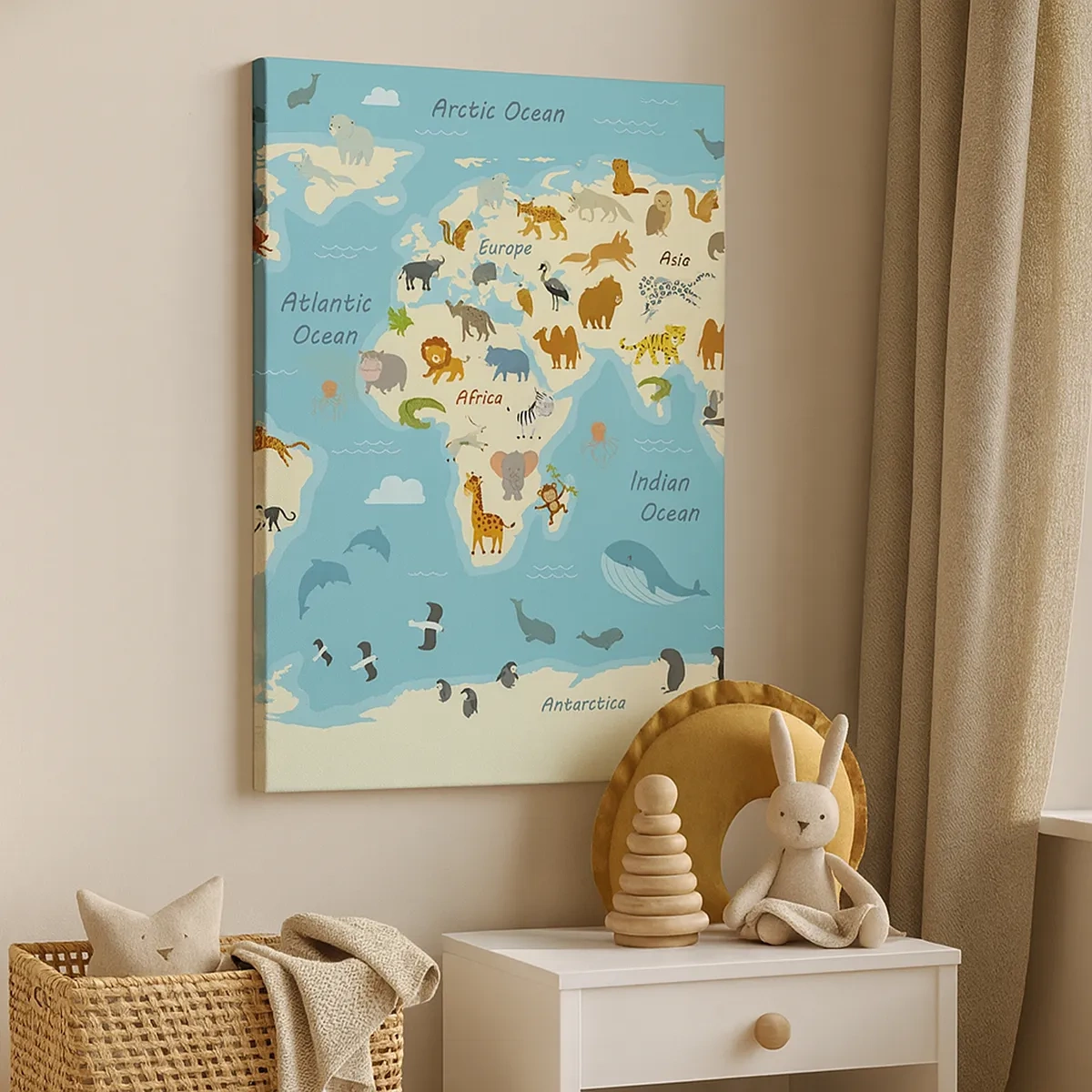 Tablou pe pânză - Vecini buni - 50x70 cm