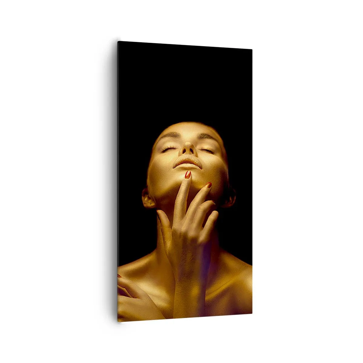 Tablou pe pânză - Ca mătasea aurie - 65x120 cm