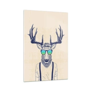 Tablou pe sticlă - Și la cine te așteptai? - 70x100 cm