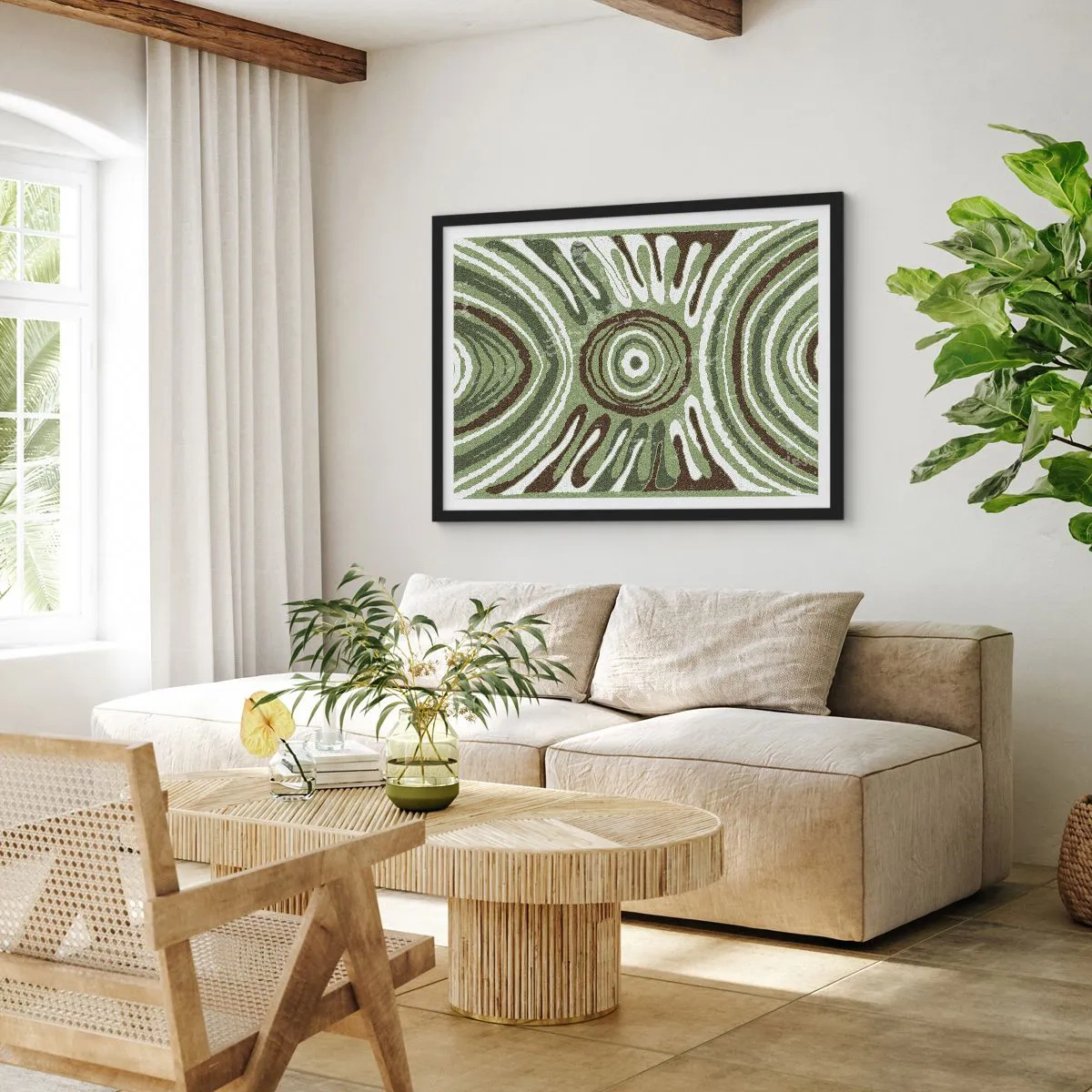 Poster în ramă neagră - Explozie de emoții - 70x50 cm