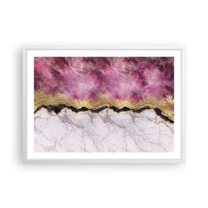 Poster în ramă albă - La graniță - 70x50 cm