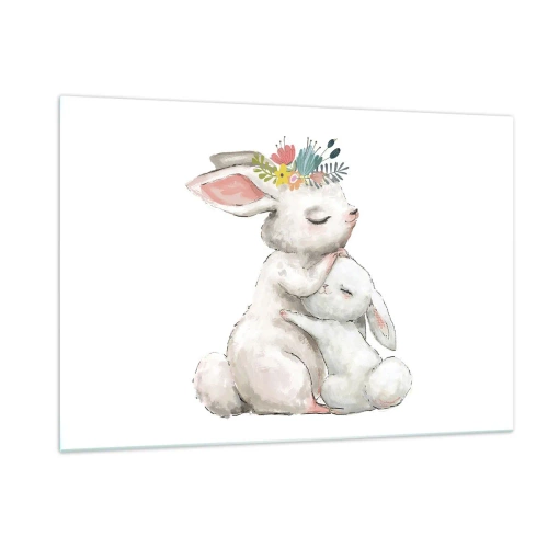 Tablou pe sticlă - Ca la mama - 120x80 cm