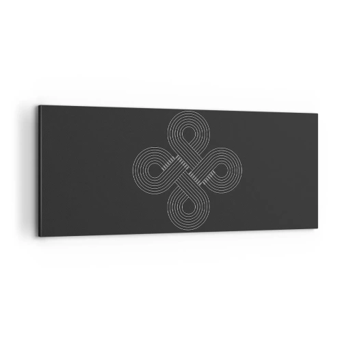 Tablou pe pânză - În spirit celtic - 100x40 cm