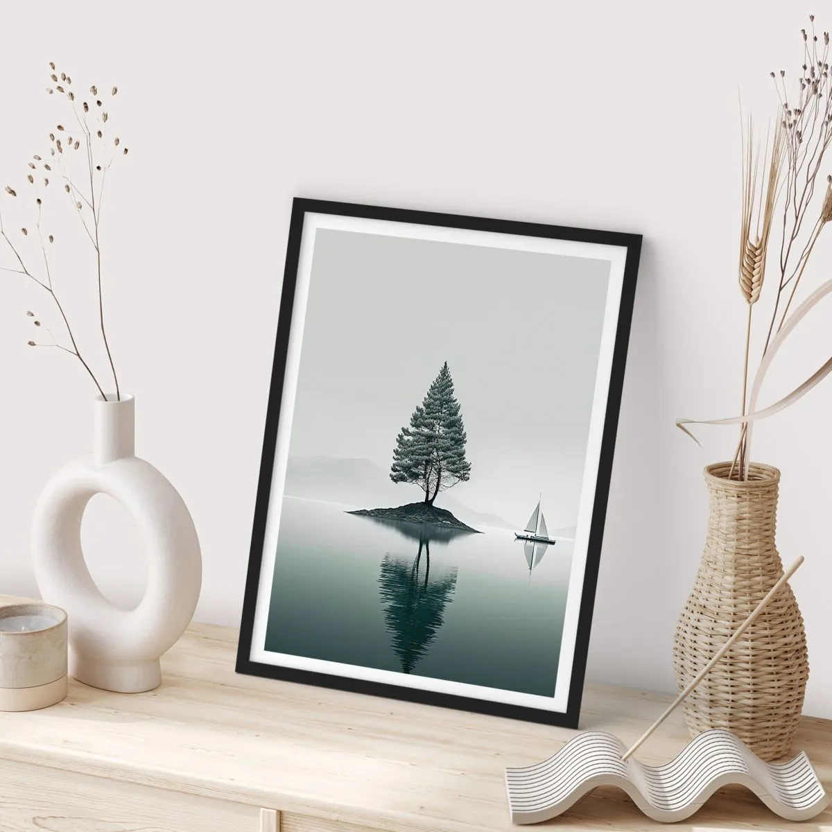 Poster în ramă neagră - Visând cu ochii deschiși - 40x50 cm