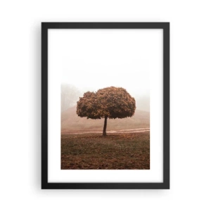 Poster în ramă neagră - După o vară aglomerată - 30x40 cm