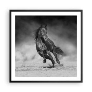 Poster în ramă neagră - Dorința emirului - 60x60 cm