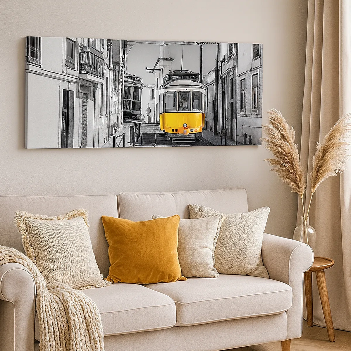 Tablou pe pânză - Spiritul Lisabonei - 30x30 cm