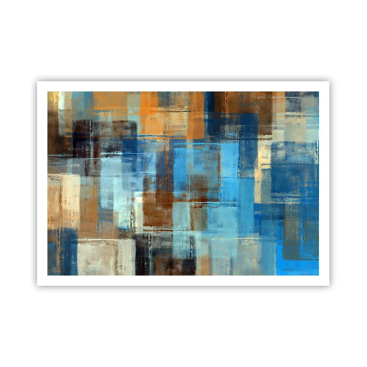 Poster - Prin valul albastru - 100x70 cm