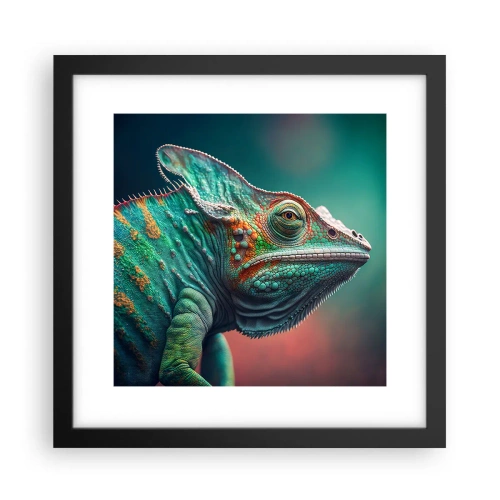 Poster în ramă neagră - Mă poți vedea? Nu e bine... - 30x30 cm